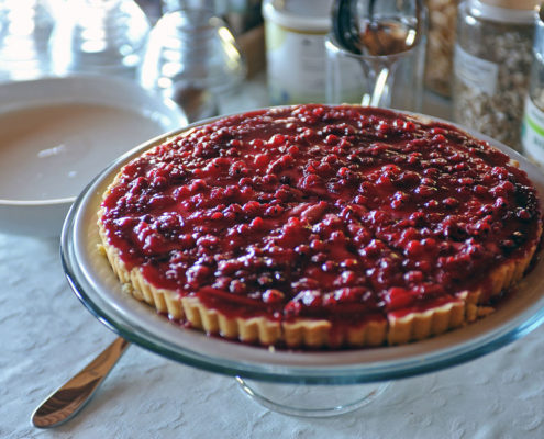 Crostata dell'agriturismo Il Maggiociondolo di Schio in provincia di Vicenza